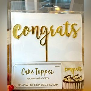 NEW Unopened Amscan Cake Topper